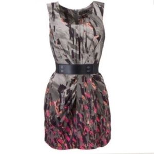 Ted Baker London Printed Silk Dress with Belt 8